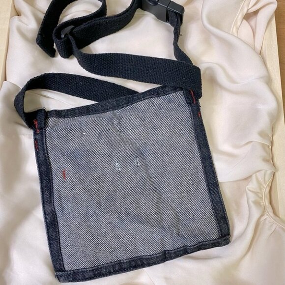 5/$25 Vintage Medium Rare Jean Pocket Cross Body Belt Bag - Picture 4 of 7
